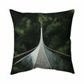 Fondo 20 x 20 in. Steep Bridge-Double Sided Print Indoor Pillow FO2798506